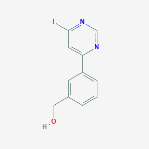 4-Iodo-6-(3-hydroxymethylphenyl)pyrimidine