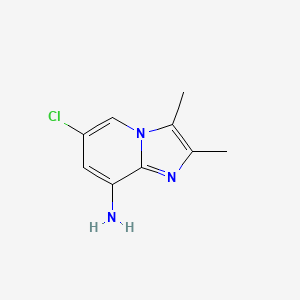 8-Amino-6-chloro-2,3-dimethylimidazo[1,2-a]pyridine
