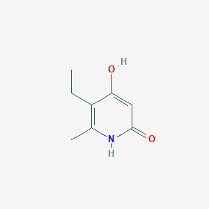 4-Hydroxy-5-ethyl-6-methyl-1,2-dihydropyridine-2-one