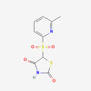 5-(6-Methyl-pyridine-2-sulfonyl)-thiazolidine-2,4-dione