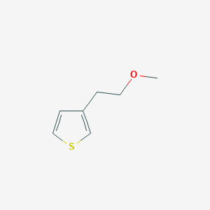 molecular formula C7H10OS B8331493 3-(2-Methoxyethyl)thiophene 