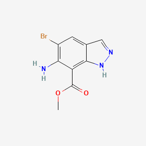 6-amino-5-bromo-1H-indazole-7-carboxylic acid methyl ester