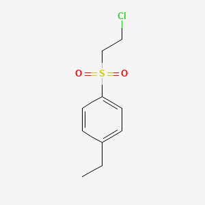 molecular formula C10H13ClO2S B8331505 1-(2-Chloroethylsulfonyl)-4-ethylbenzene 