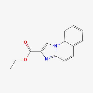 molecular formula C14H12N2O2 B8331523 Ethylimidazo-[1,2-a]-quinoline-2-carboxylate 