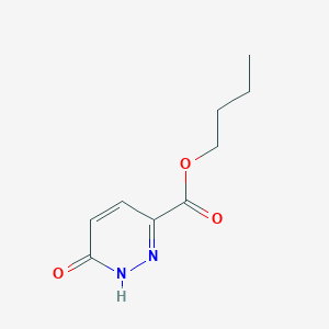 molecular formula C9H12N2O3 B8331588 Butyl 6-oxo-1,6-dihydropyridazine-3-carboxylate CAS No. 63001-34-3