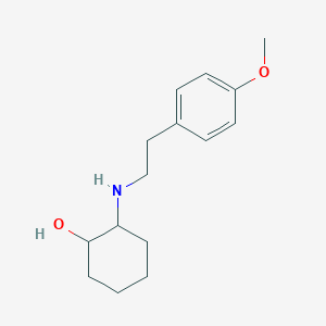 molecular formula C15H23NO2 B8331605 2-(4-Methoxyphenethylamino)cyclohexanol 