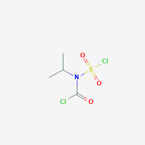 molecular formula C4H7Cl2NO3S B8331628 N-chlorocarbonyl-N-isopropylsulfamic acid chloride 