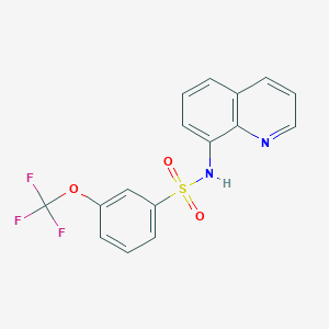 N-Quinolin-8-yl-3-trifluoromethoxy-benzenesulfonamide