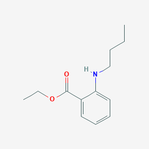 molecular formula C13H19NO2 B8331665 o-(Butylamino)benzoic acid ethyl ester 