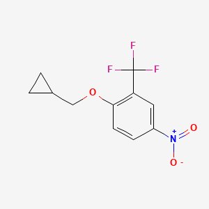 3-(Trifluoromethyl)-4-(cyclopropylmethoxy)nitrobenzene