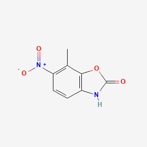 7-Methyl-6-nitro-1,3-benzoxazol-2(3H)-one