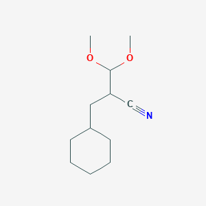 2-Cyano-3-cyclohexylpropionaldehyde dimethylacetal