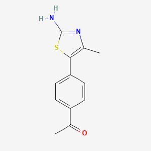 1-[4-(2-Amino-4-methyl-thiazol-5-yl)-phenyl]-ethanone