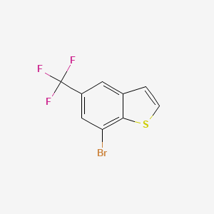 Benzo[b]thiophene, 7-bromo-5-(trifluoromethyl)-