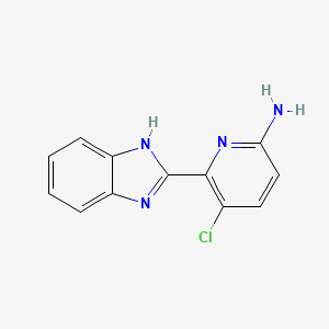 6-(1H-benzoimidazol-2-yl)-5-chloro-pyridin-2-ylamine