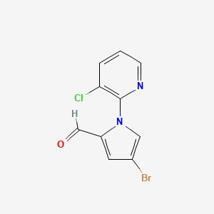 4-bromo-1-(3-chloro-2-pyridinyl)-1H-pyrrole-2-carbaldehyde