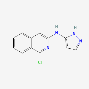 (1-chloro-isoquinolin-3-yl)-(1H-pyrazol-3-yl)-amine