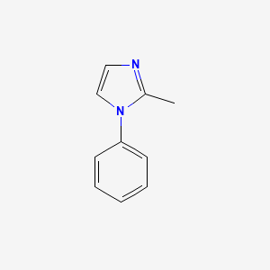 molecular formula C10H10N2 B8331993 1-phenyl-2-methyl-1H-imidazole 