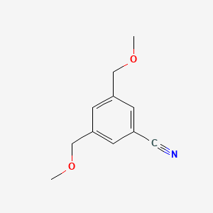 molecular formula C11H13NO2 B8332034 3,5-Bis-methoxymethyl-benzonitrile 