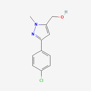 [5-(4-chloro-phenyl)-2-methyl-2H-pyrazol-3-yl]-methanol