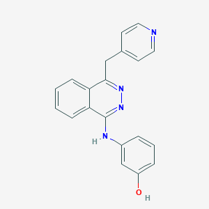 1-(3-Hydroxyanilino)-4-(4-pyridylmethyl)phthalazine