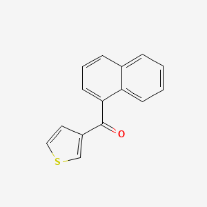 molecular formula C15H10OS B8332146 (4-Thiophenyl)-naphth-1-yl-ketone 