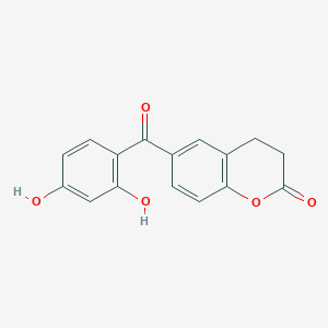 6-(2,4-Dihydroxybenzoyl)-2-chromanone