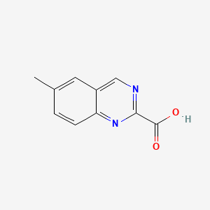 molecular formula C10H8N2O2 B8332262 6-Methylquinazoline-2-carboxylic acid 