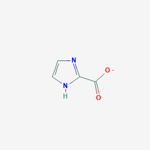 molecular formula C4H3N2O2- B8332292 1H-imidazole-2-carboxylate 