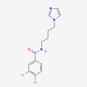 3,4-Dichloro-N-[4-(1H-imidazol-1-yl)butyl]benzamide