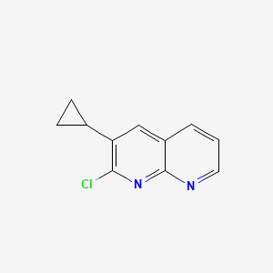 2-Chloro-3-cyclopropyl-[1,8]naphthyridine