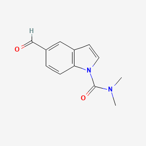 5-formyl-N,N-dimethyl-1H-indole-1-carboxamide