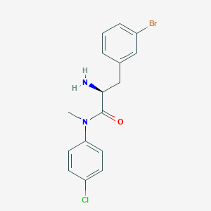 (S)-2-amino-3-(3-bromophenyl)-N-(4-chlorophenyl)-N-methylpropanamide