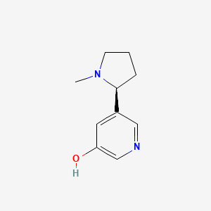 molecular formula C10H14N2O B8332700 (S)-5-(1-Methylpyrrolidin-2-yl)pyridin-3-ol 