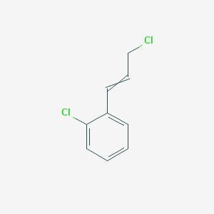 molecular formula C9H8Cl2 B8332749 o-Chlorocinnamyl chloride 