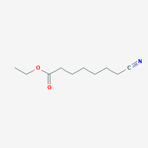 molecular formula C10H17NO2 B8332817 7-Cyanoheptanoic acid ethyl ester 