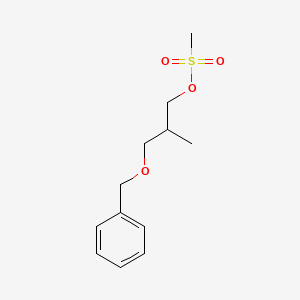 3-(Benzyloxy)-2-methylpropyl methanesulfonate
