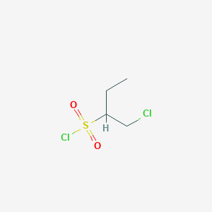 molecular formula C4H8Cl2O2S B8333047 2-Chlorosulfonylbutyl chloride 