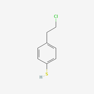 molecular formula C8H9ClS B8333067 4-Chloroethylthiophenol 