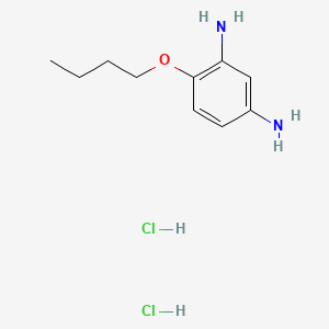 molecular formula C10H18Cl2N2O B8333182 4-Butoxy-1,3-benzenediamine dihydrochloride CAS No. 76486-09-4