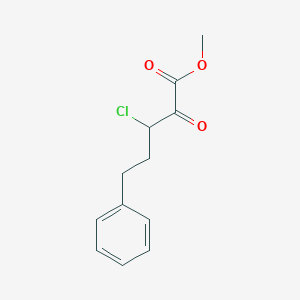 3-Chloro-2-oxo-5-phenyl-pentanoic acid methyl ester