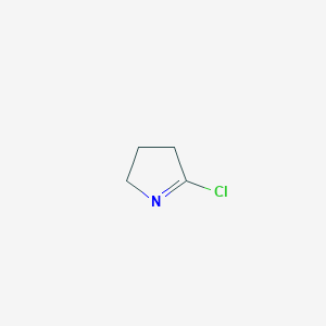 molecular formula C4H6ClN B8333207 2-Chloro-1-pyrroline 