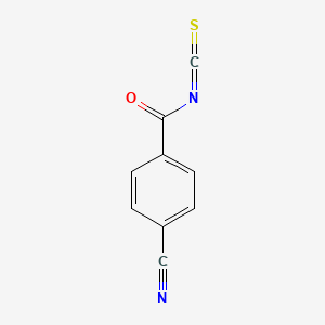molecular formula C9H4N2OS B8333238 4-Cyanobenzoyl isothiocyanate 