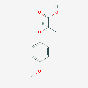 molecular formula C10H12O4 B083333 2-(4-甲氧基苯氧基)丙酸 CAS No. 13794-15-5