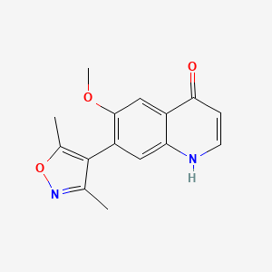 7-(3,5-dimethyl-4-isoxazolyl)-6-(methyloxy)-4(1H)-quinolinone