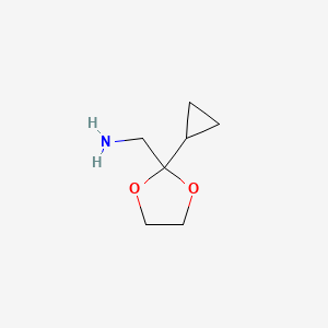 2-Aminomethyl-2-cyclopropyl-1,3-dioxolane