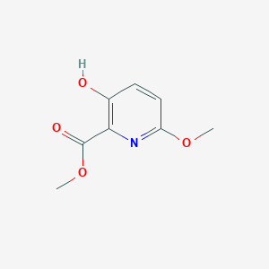 molecular formula C8H9NO4 B8333431 Methyl 3-hydroxy-6-methoxypicolinate 