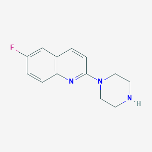 6-Fluoro-2-piperazin-1-yl-quinoline