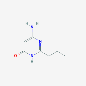 molecular formula C8H13N3O B8333507 6-Amino-2-isobutylpyrimidin-4-ol 