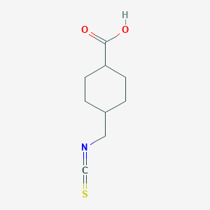 molecular formula C9H13NO2S B8333511 trans-4-(Isothiocyanatomethyl)cyclohexanecarboxylic acid 
